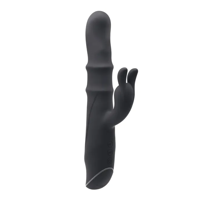 Vibrators | Evolved Novelties Ringmaster Rechargeable Ringed Rabbit Vibrator - Black