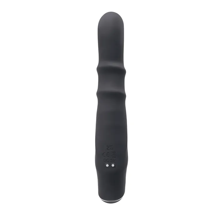 Vibrators | Evolved Novelties Ringmaster Rechargeable Ringed Rabbit Vibrator - Black