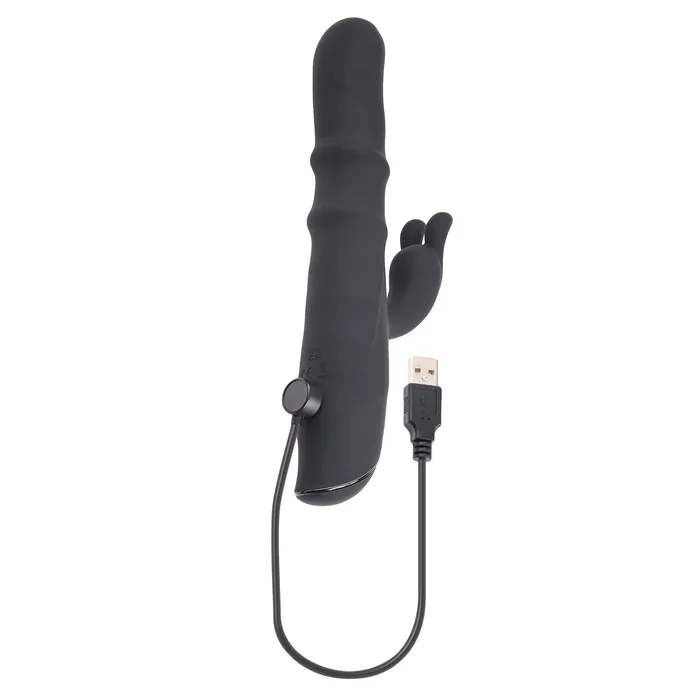 Vibrators | Evolved Novelties Ringmaster Rechargeable Ringed Rabbit Vibrator - Black