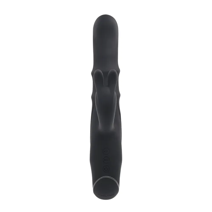 Vibrators | Evolved Novelties Ringmaster Rechargeable Ringed Rabbit Vibrator - Black