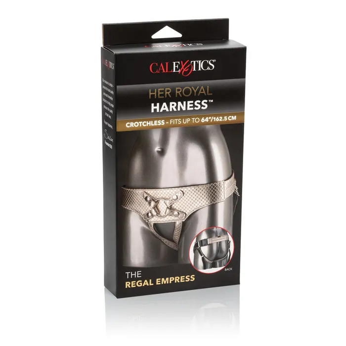 California Exotic Female Sex Toys Her Royal Harness the Regal Empress Gold