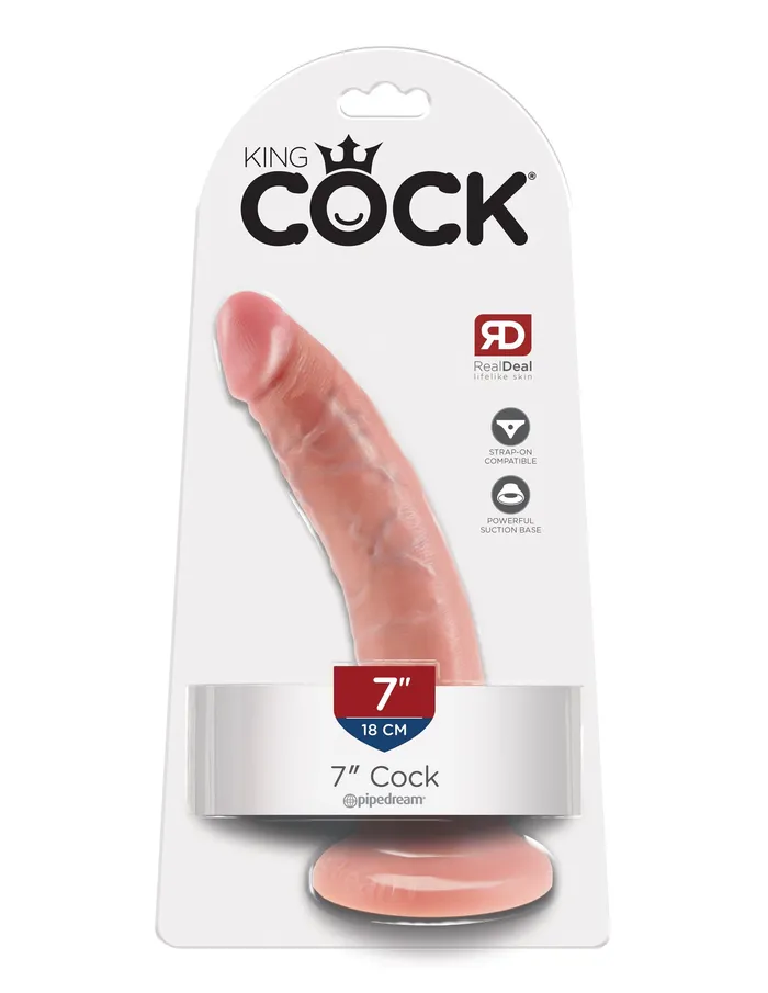 Pipedream King Cock 7Inch Cock Flesh Dildos