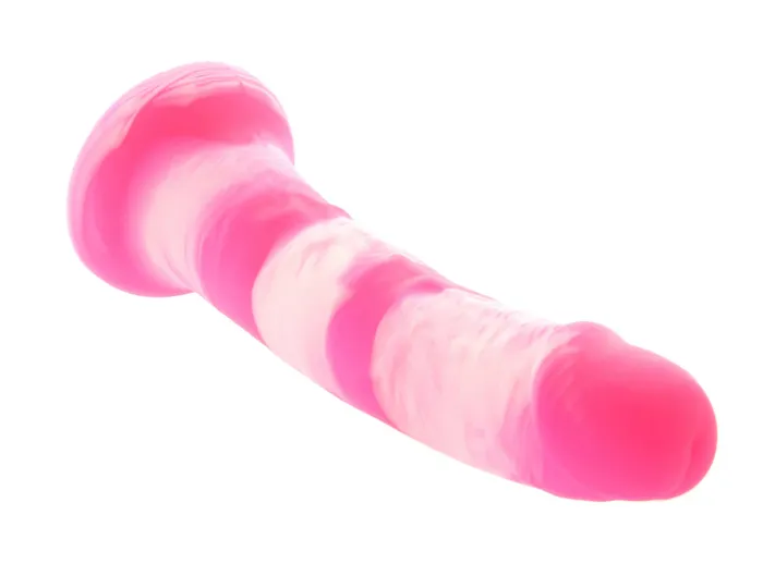 Colours Pleasures Yum Yum 7 Inch Dildo in Pink Erotica Adult Toys Dildos