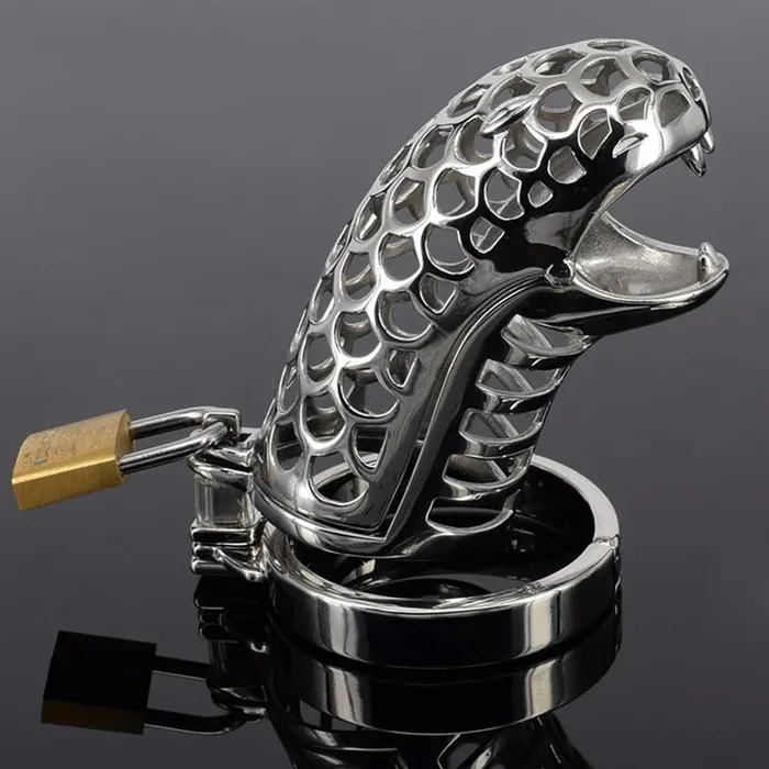Javaughn69ways Male Sex Toys New Male Chastity Cock Cages Snake Head Javaughn69ways Male Sex Toys New Male Chastity Cock Cages Snake Head