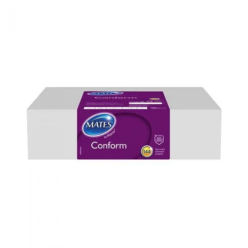 Mates Mates Conform Condom BX144 Clinic Pack Enhancers Mates Mates Conform Condom BX144 Clinic Pack Enhancers