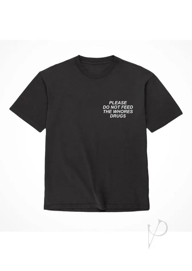 Anal Alf Please Do Not Drugs Tshirt Xll Black Doc Johnson Enterprises