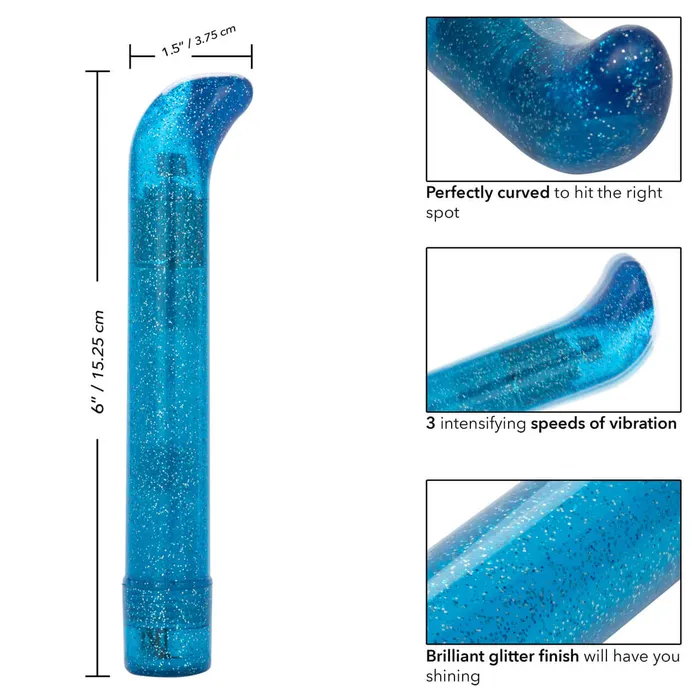 Sparkle Slim GVibe Blue California Exotic Novelties Vibrators