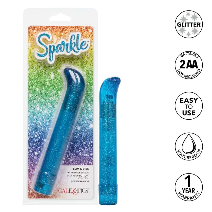 Sparkle Slim GVibe Blue California Exotic Novelties Vibrators