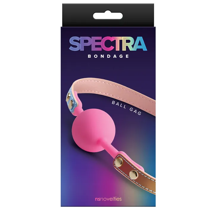 Spectra Bondage Ball Gag in Rainbow ns novelties Couples Spectra Bondage Ball Gag in Rainbow ns novelties Couples