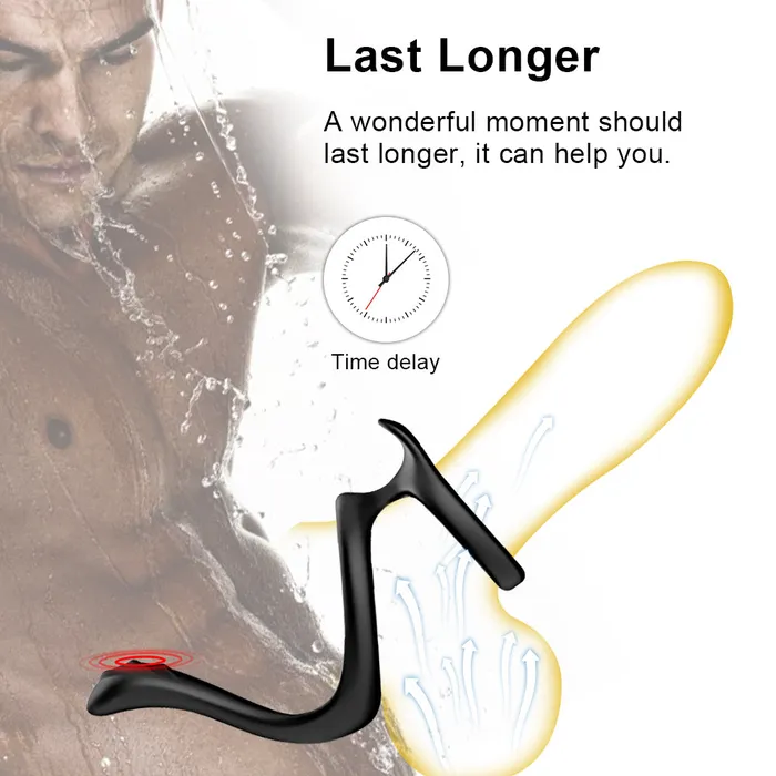 Touch Honey Male Sex Toys Cockring Sleeve for Penis Ring Time Delay Ejaculation Couple Cock Rings