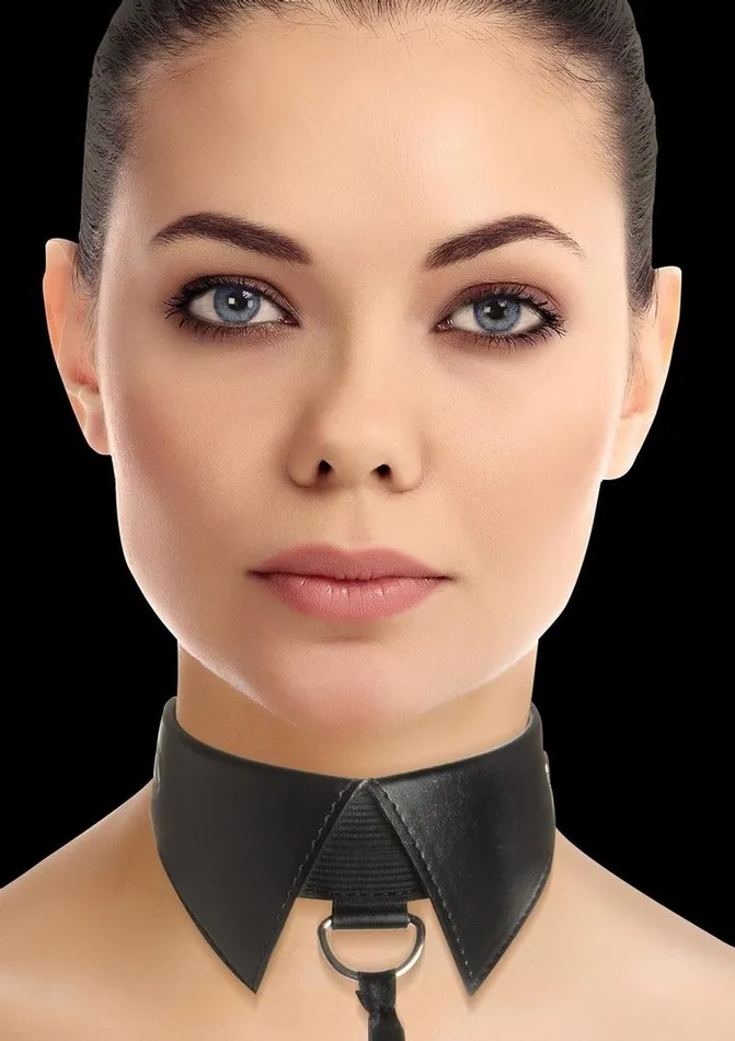 Ouch Classic Collar with Leash Ouch Female Sex Toys Ouch Classic Collar with Leash Ouch Female Sex Toys