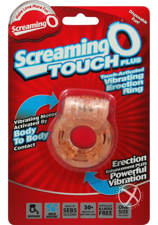 Screaming O Touch Plus Cock Ring Waterproof Screaming O Male Sex Toys