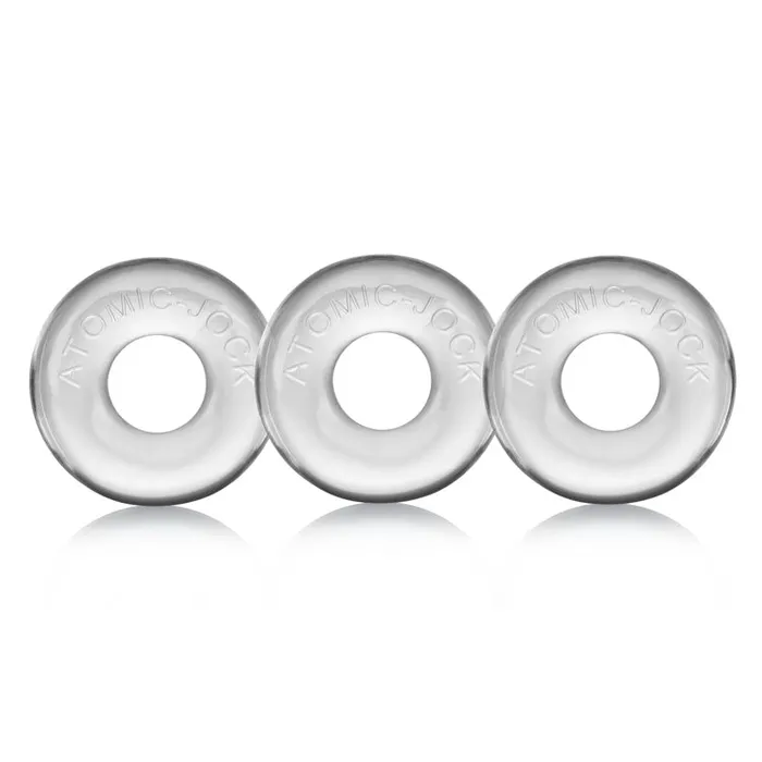 Anal Oxballs Ringer 3Pack DoNut1 Clear Anal Oxballs Ringer 3Pack DoNut1 Clear
