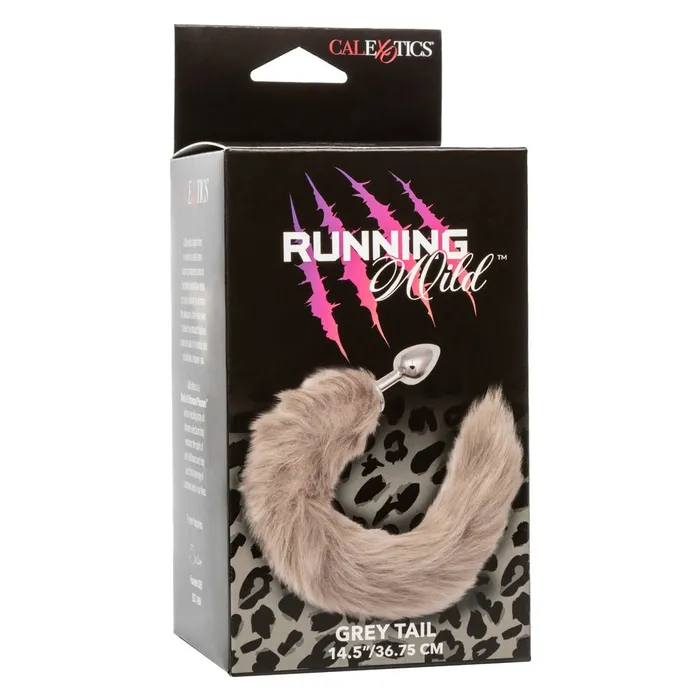Running Wild Tail Grey CalExotics Anal Running Wild Tail Grey CalExotics Anal