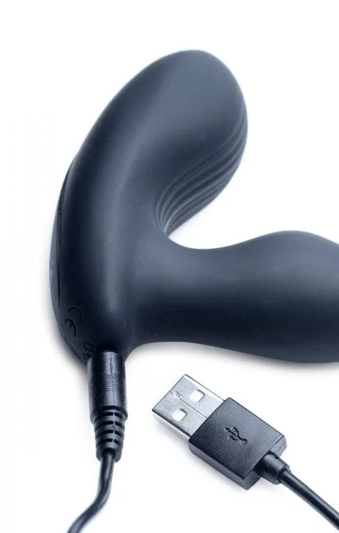 XR Brands MS Prostatic Play Male Sex Toys 7x PMilker Silicone Prostate Stimulator With Milking Bead