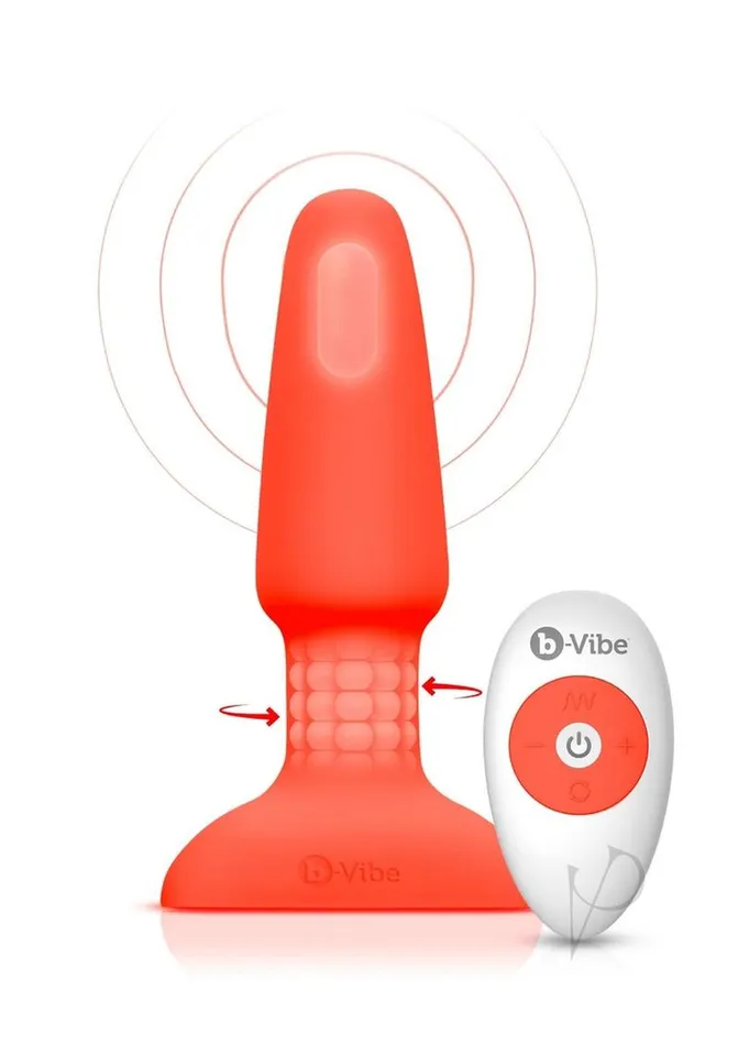bVibe Anal Bvibe Rimming Plug 2 Orange