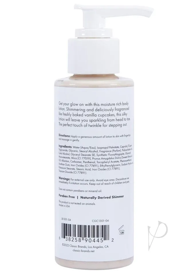 CGC Dildos Cgc Vanilla Cupcake Shimmer Lotion Gold CGC Dildos Cgc Vanilla Cupcake Shimmer Lotion Gold