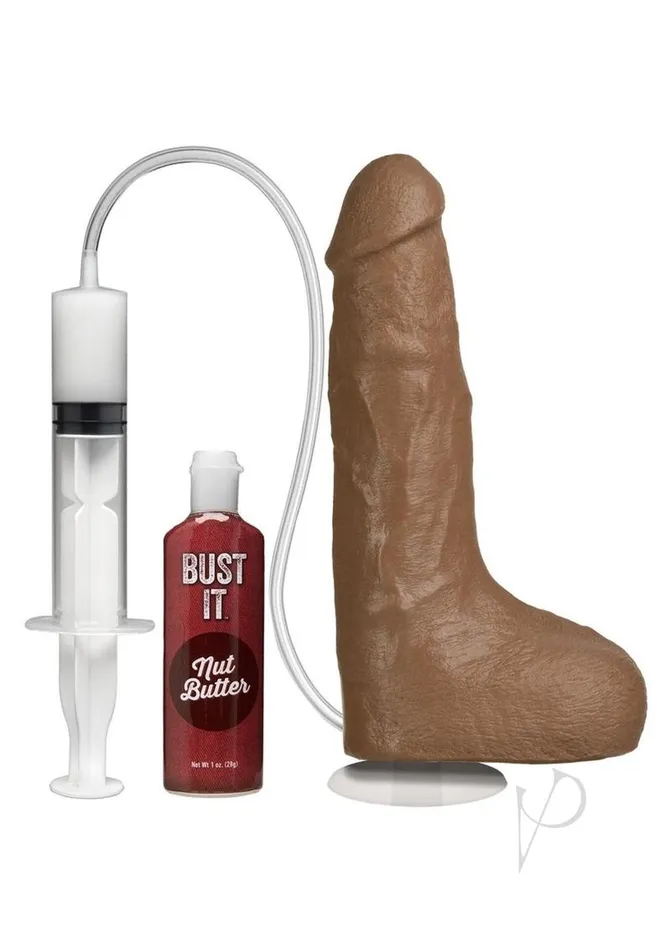 Doc Johnson Bust It Squirting Realistic Cock Brown Dildos Doc Johnson Bust It Squirting Realistic Cock Brown Dildos