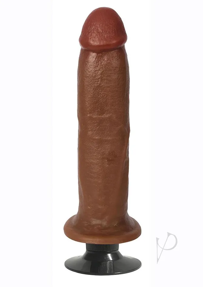 Jock Vibrating Dong No Balls 8 Caramel Jock Dildos