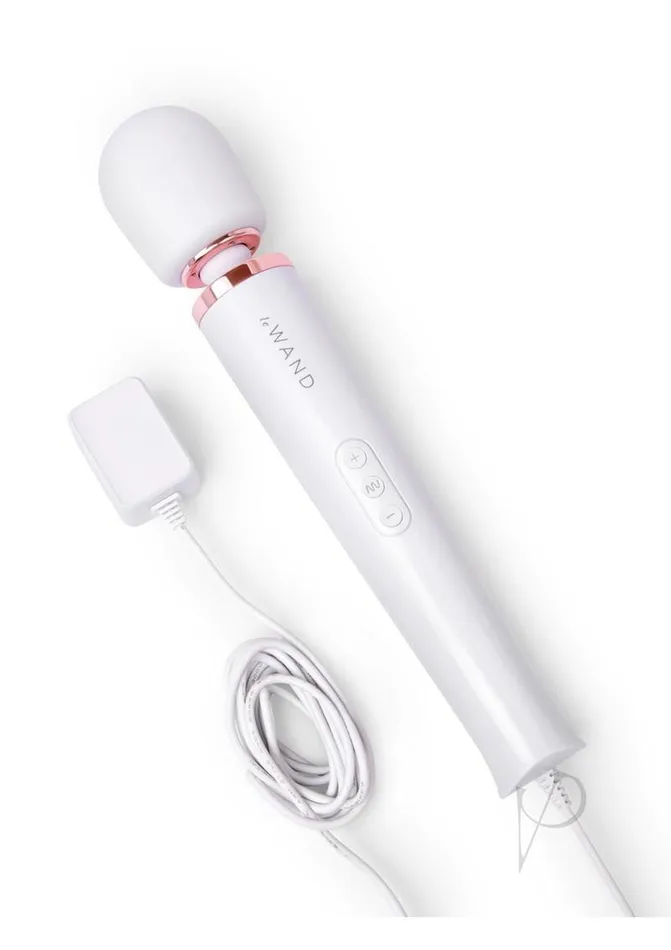 Le Wand Vibrators Le Wand Plugin Massager Sky Wht